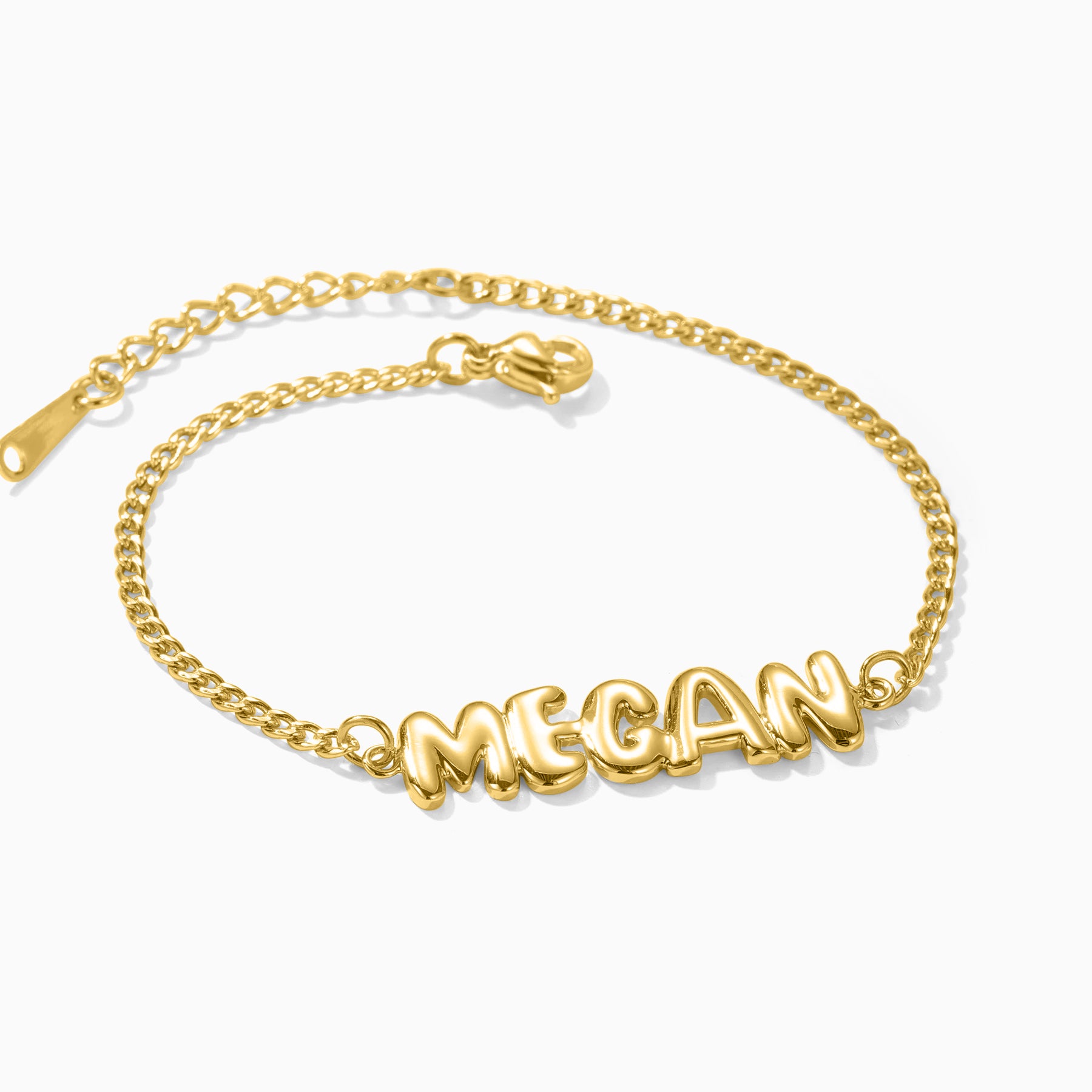 The 3D Bubble Name Bracelet